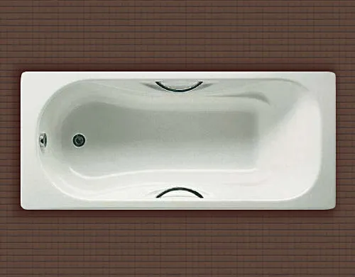 ванна MALIBU с отверстиями под ручки  / 150х75 /   ( бел )  