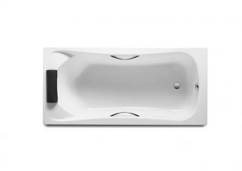 ванна BECOOL прямоугольная акриловая, со встроенным подголовником и ручками   / 170х80 /   ( бел ) 
