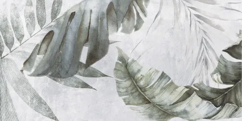 Etnis Плитка настенная светло-серый ботаника 30х60